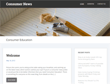 Tablet Screenshot of consumereducation.org.uk